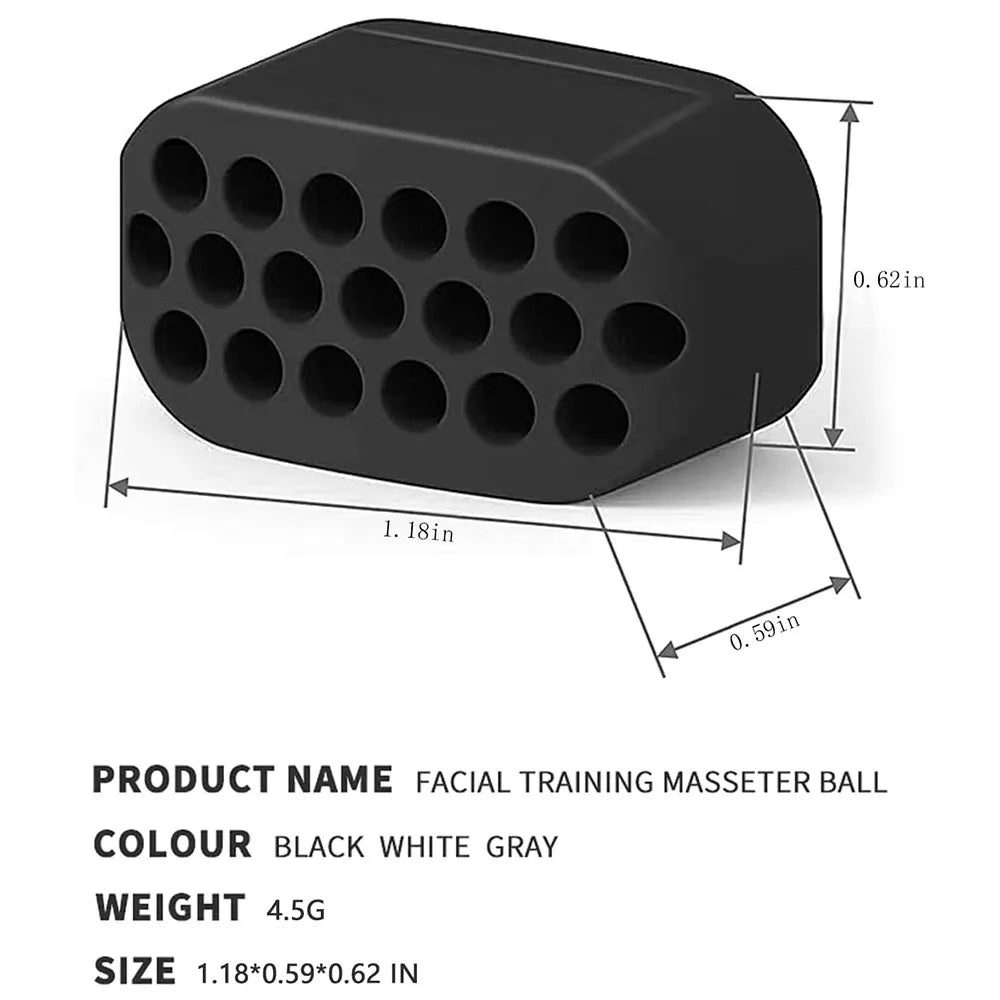 Facial Jaw Exerciser for Slimming & Muscle Training