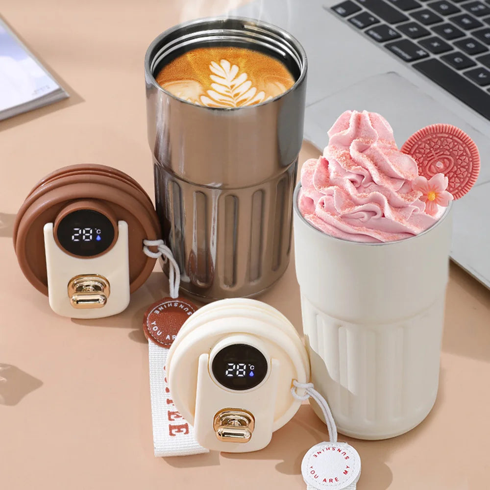 Smart Coffee Cup with Temp Display