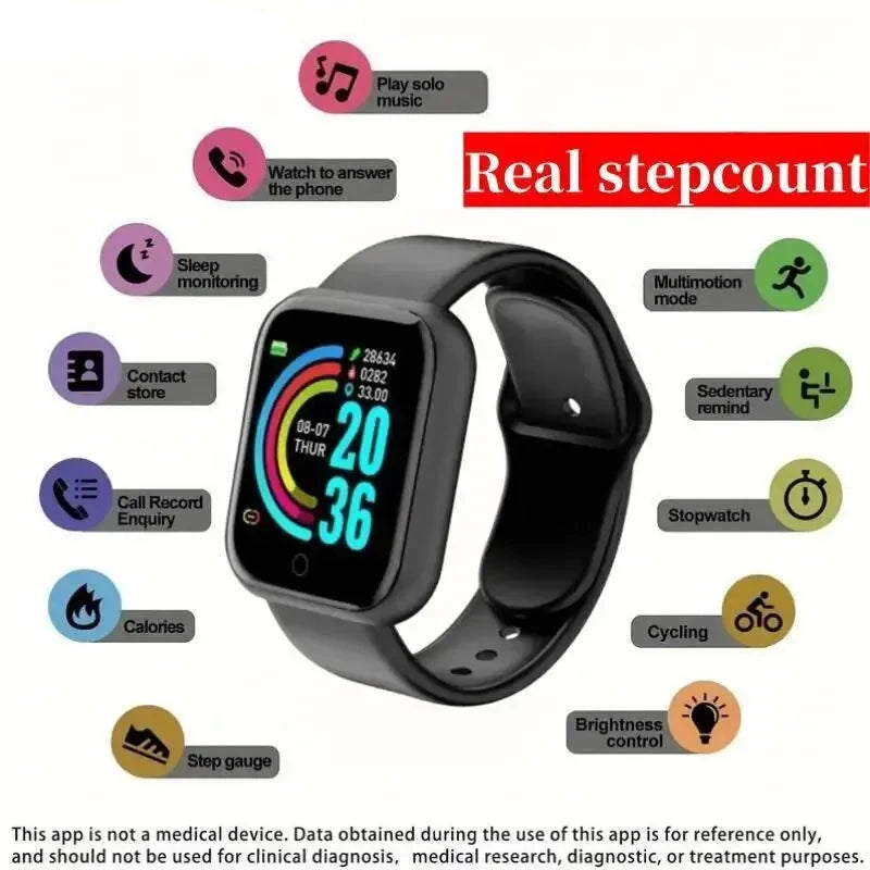 Smart Fitness Pedometer Watch