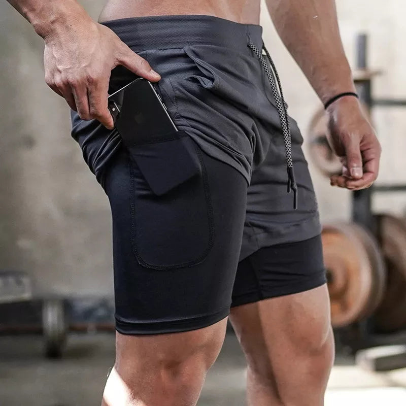 Men's Quick-Dry Camo Training Shorts