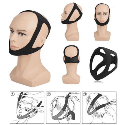 Anti Snoring Belt Triangular Chin Strap Mouth Guard Gifts for Women Men Better Breath Health Snore Stopper Bandage Sleep Aid